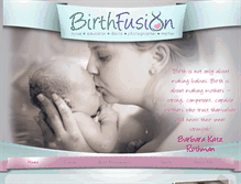 Tablet Screenshot of birthfusion.com